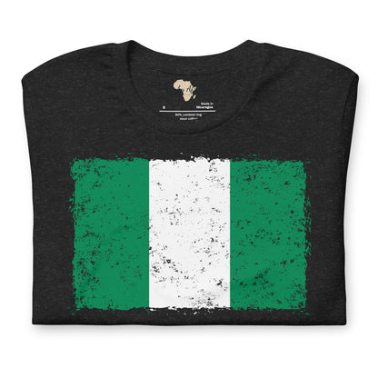 Nigeria grunge unisex tee