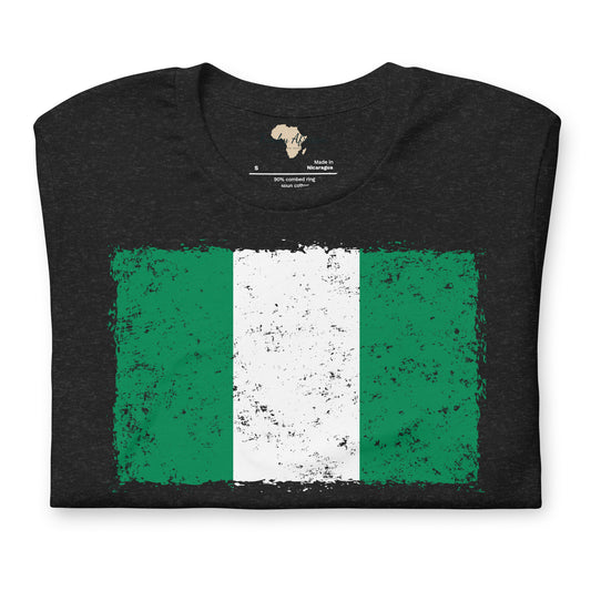 Nigeria grunge unisex tee Funky African