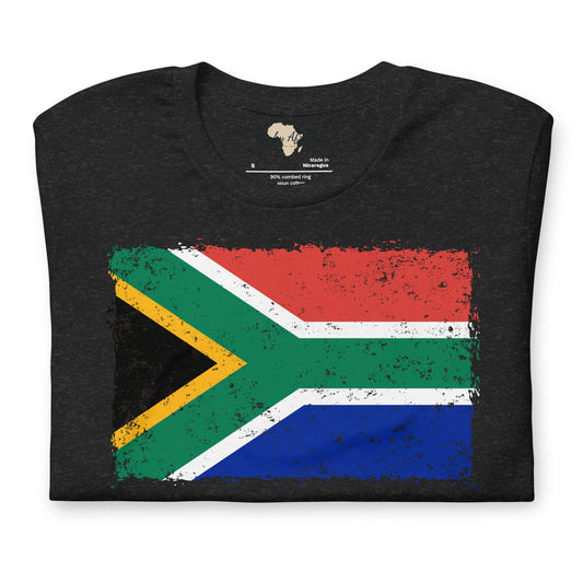 South African grunge unisex tee Funky African