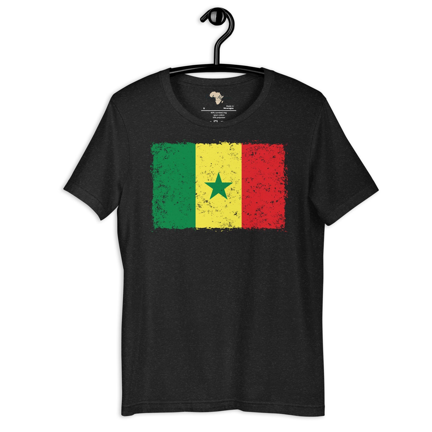 Senegal grunge unisex tee