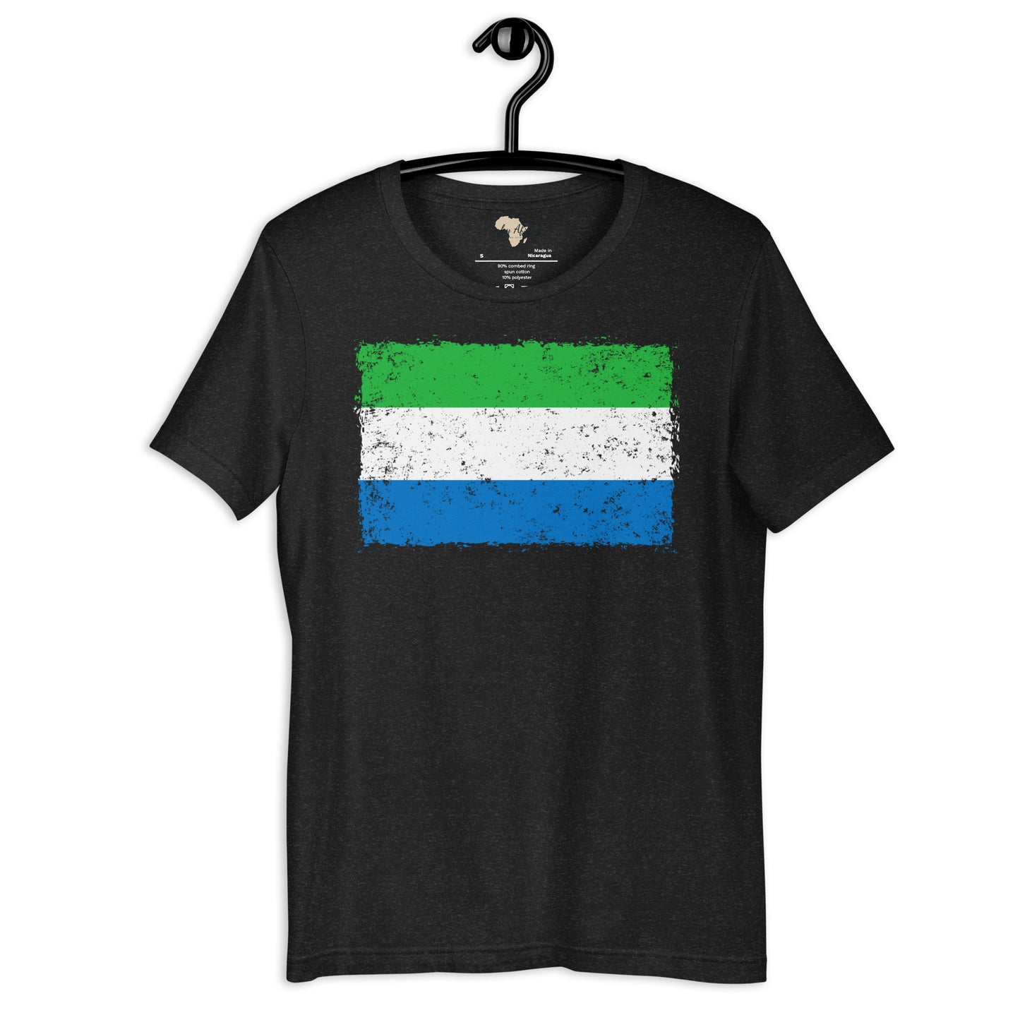 Sierra Leone grunge unisex tee