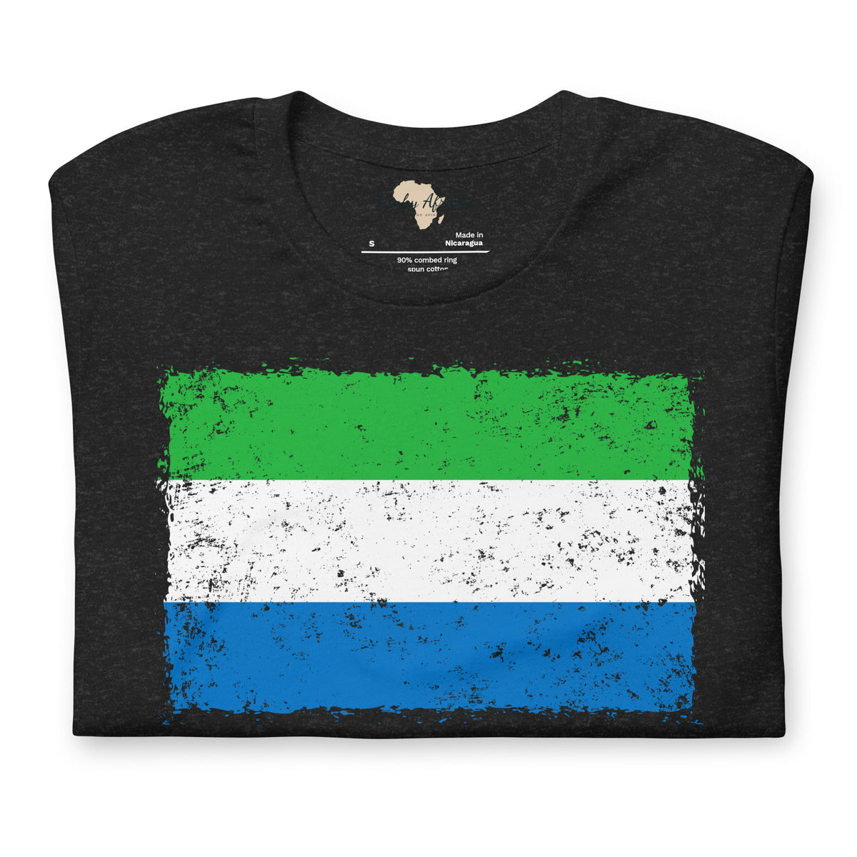 Sierra Leone grunge unisex tee Funky African