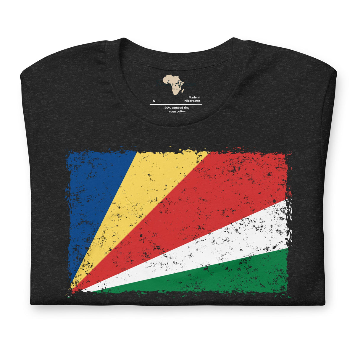 Seychelles grunge unisex tee Funky African
