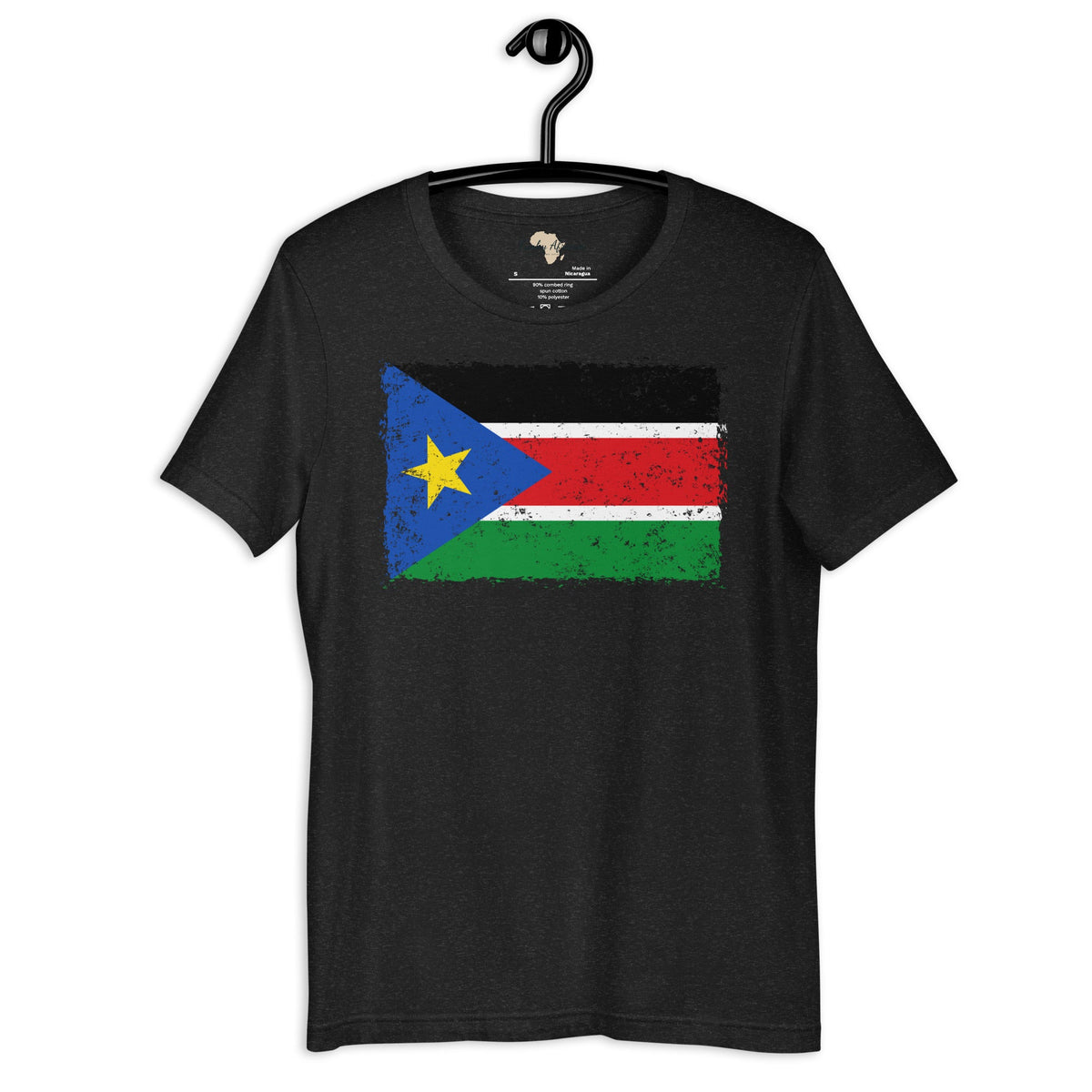 South Sudan grunge unisex tee Funky African