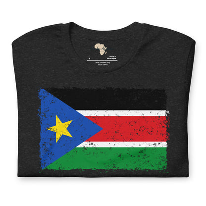 South Sudan grunge unisex tee