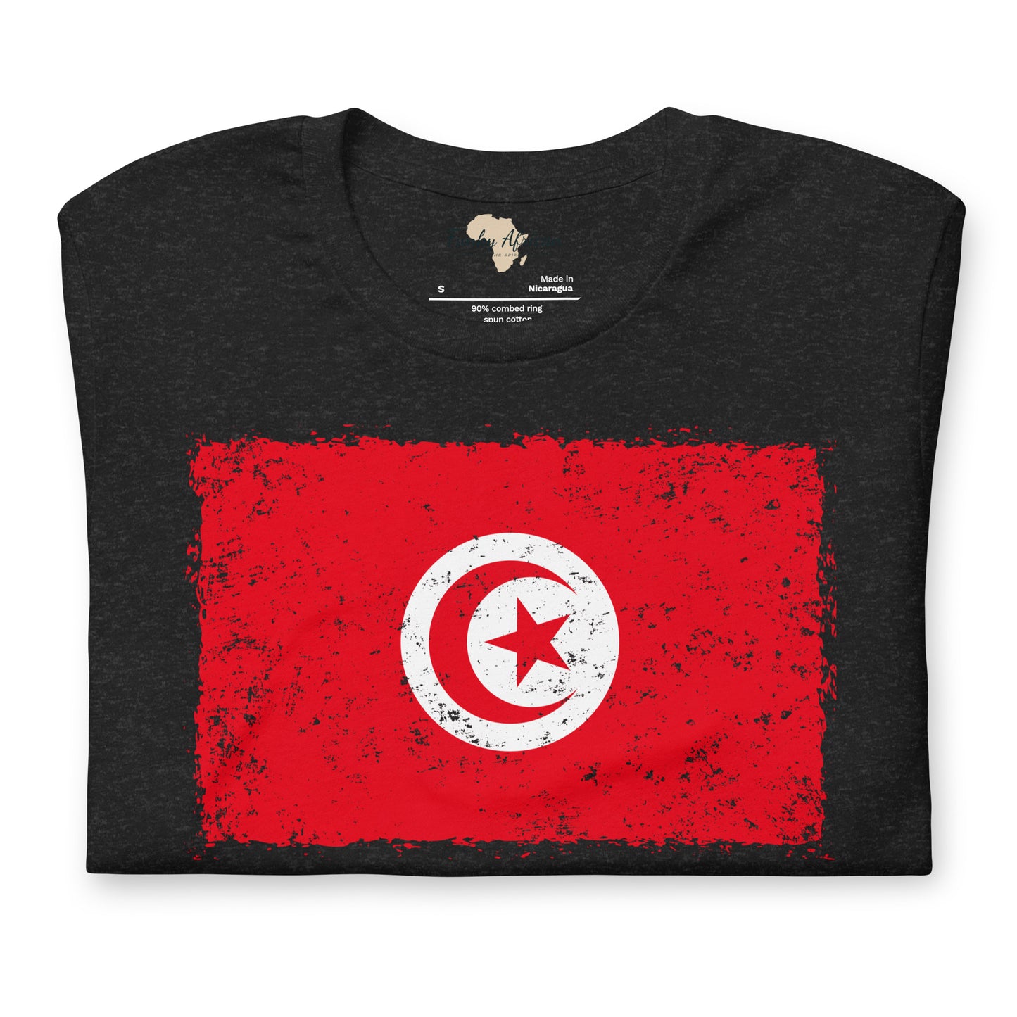 Tunisia grunge unisex tee