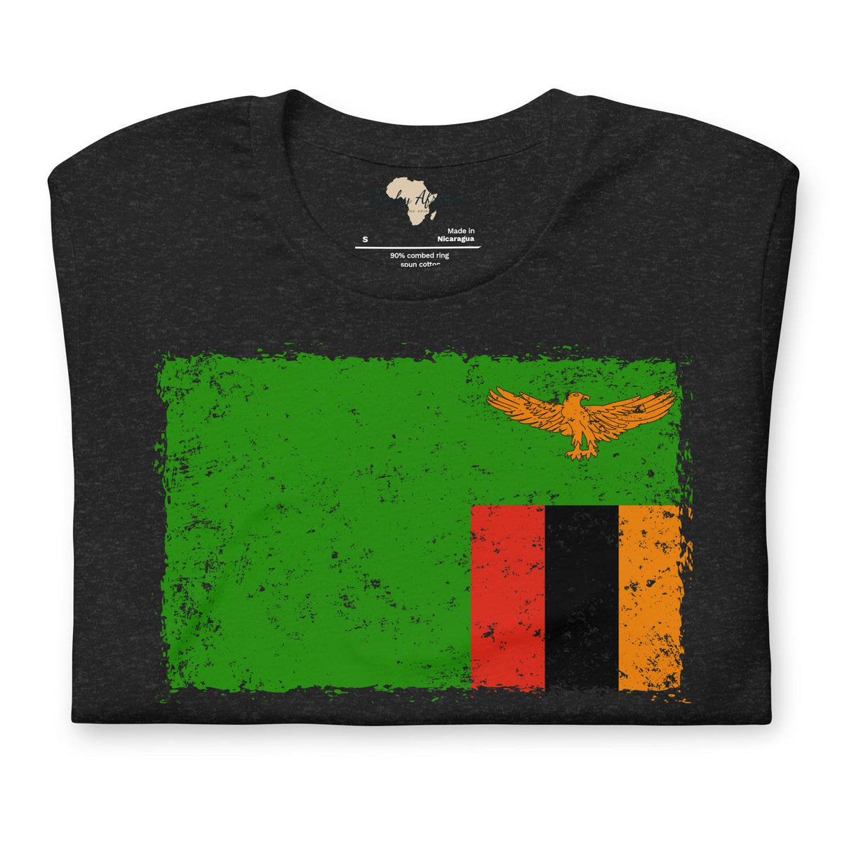 Zambia grunge unisex tee Funky African