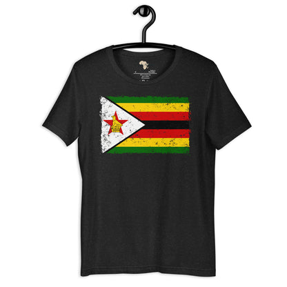 Zimbabwe grunge unisex tee