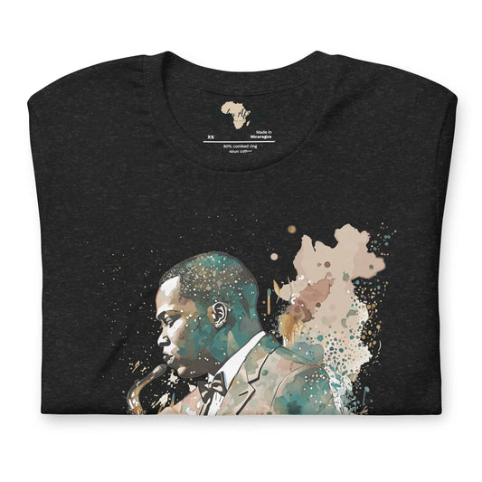 Saxophone Unisex t-shirt Funky African
