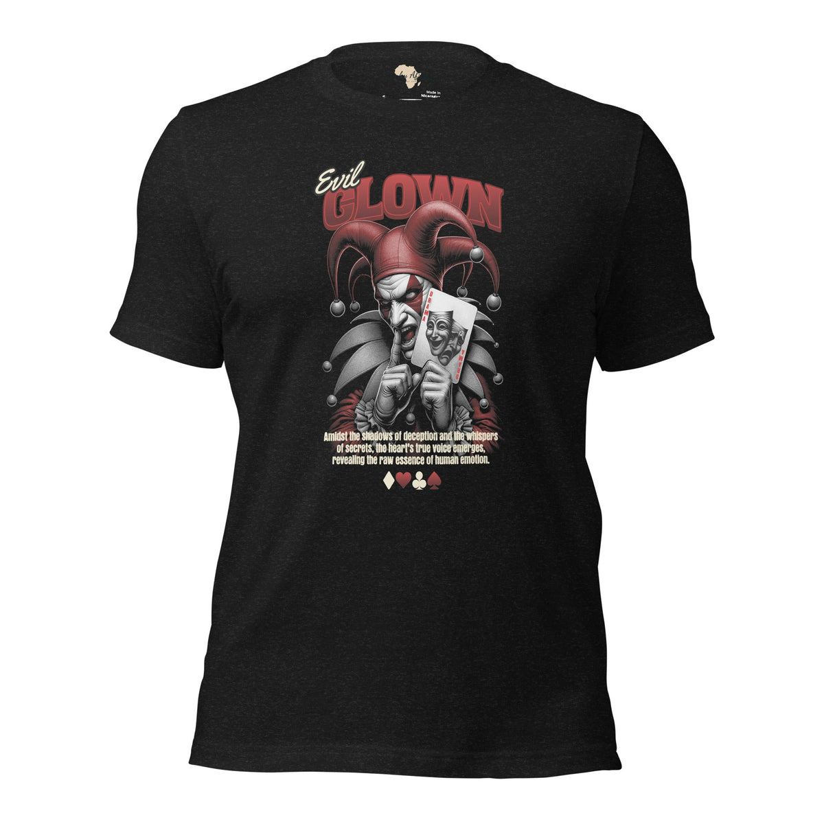 Evil clown unisex tee Funky African