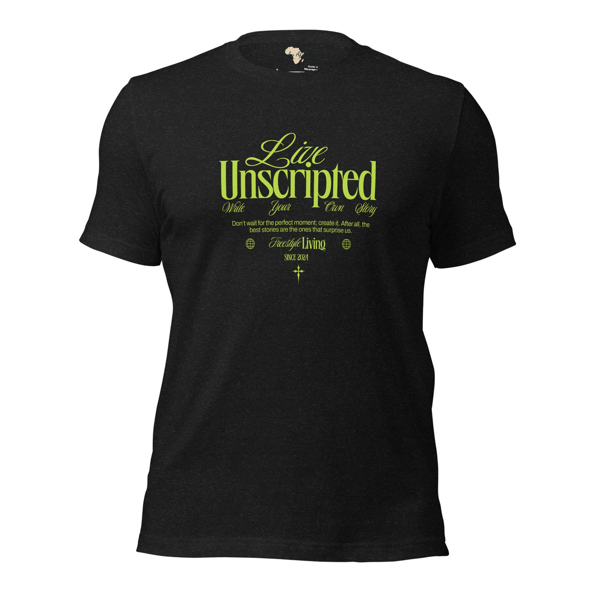 Live Unscripted Unisex t-shirt Funky African