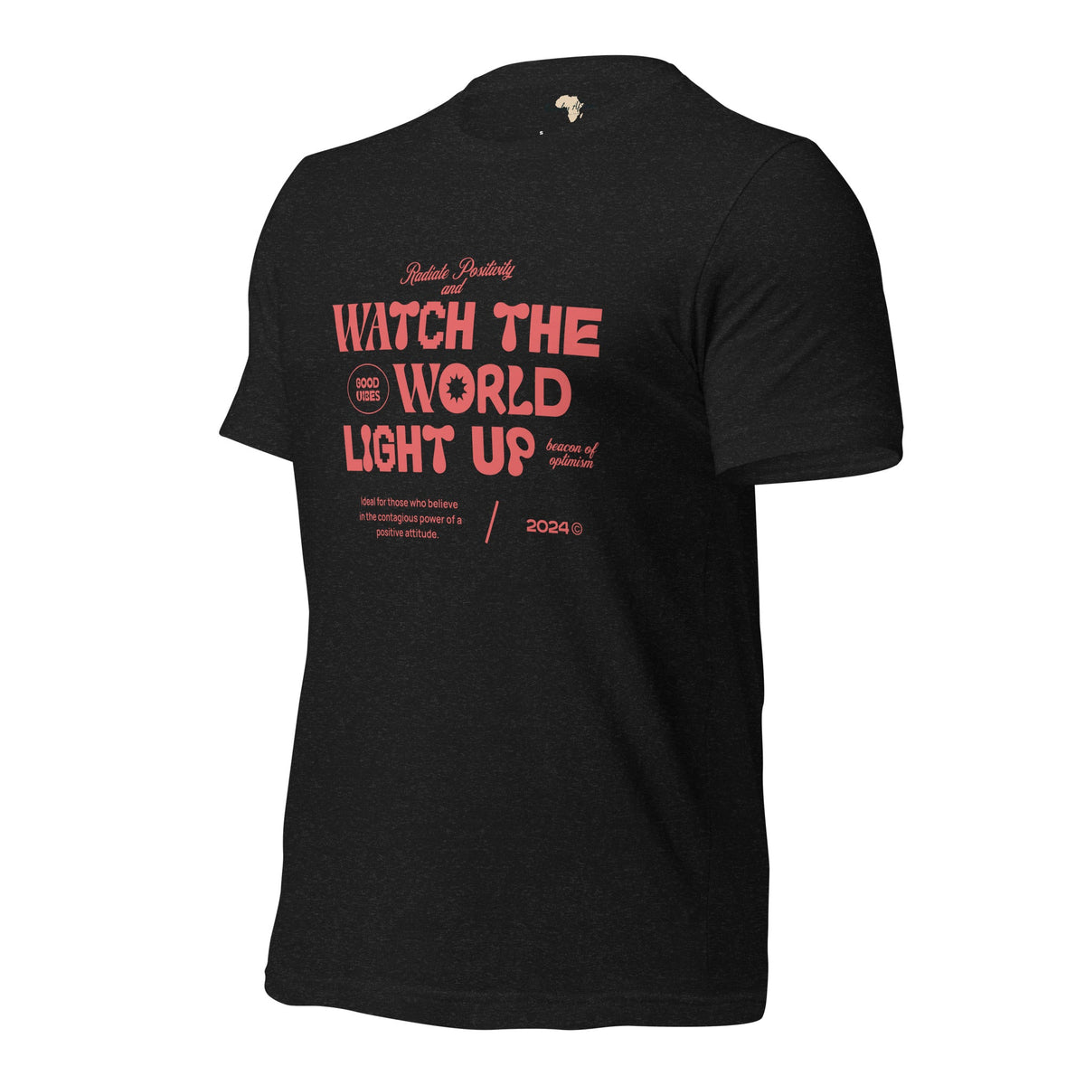 Watch the World Light Up Unisex t-shirt Funky African