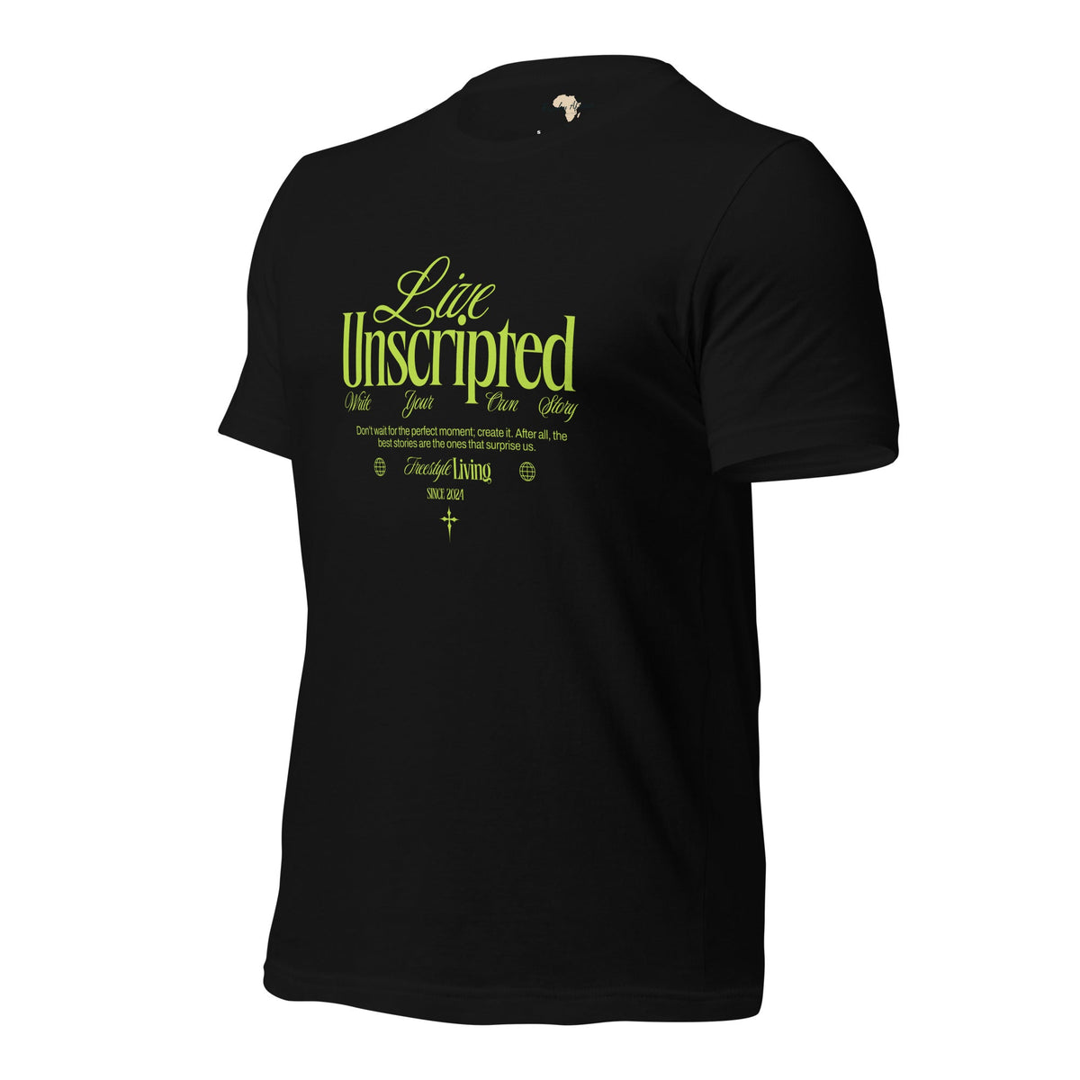 Live Unscripted Unisex t-shirt Funky African