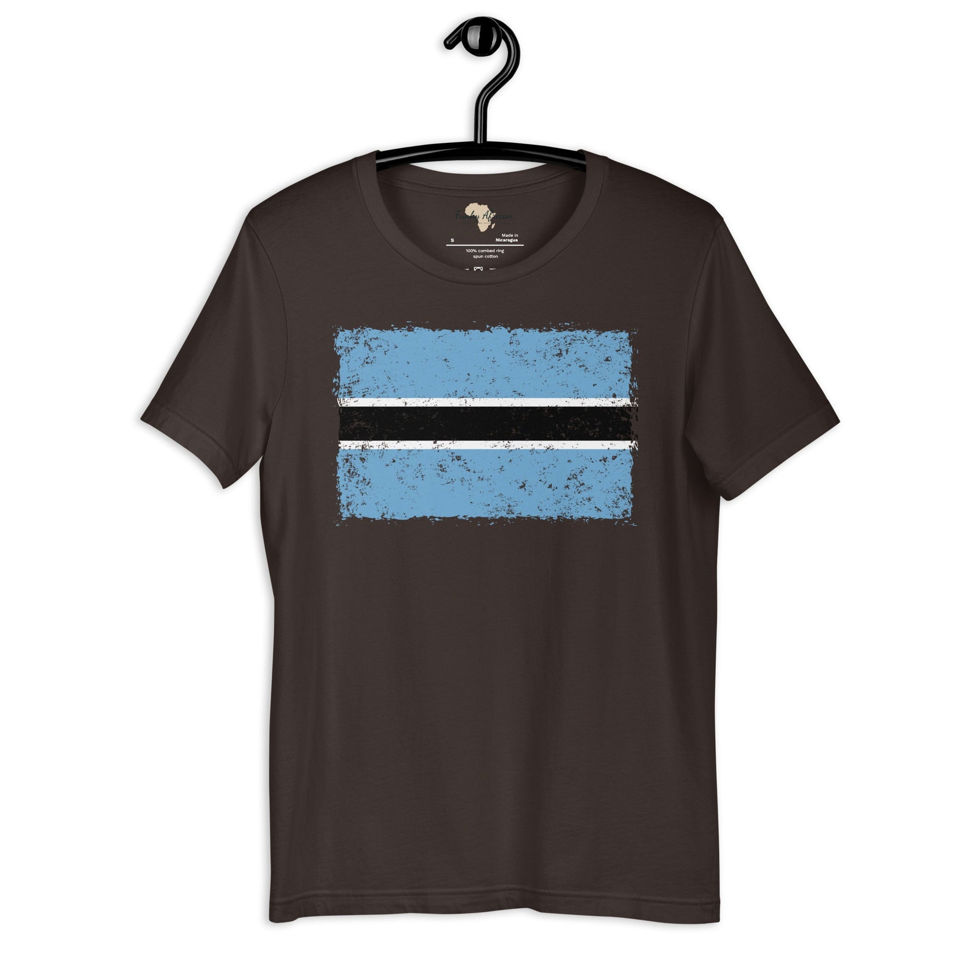 Botswana grunge unisex tee Funky African