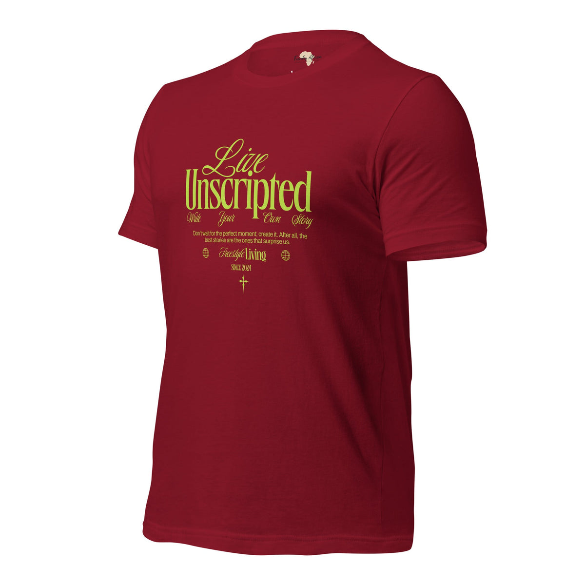 Live Unscripted Unisex t-shirt Funky African