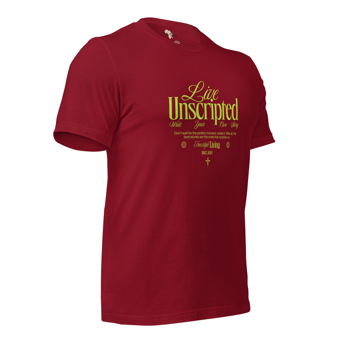 Live Unscripted Unisex t-shirt Funky African