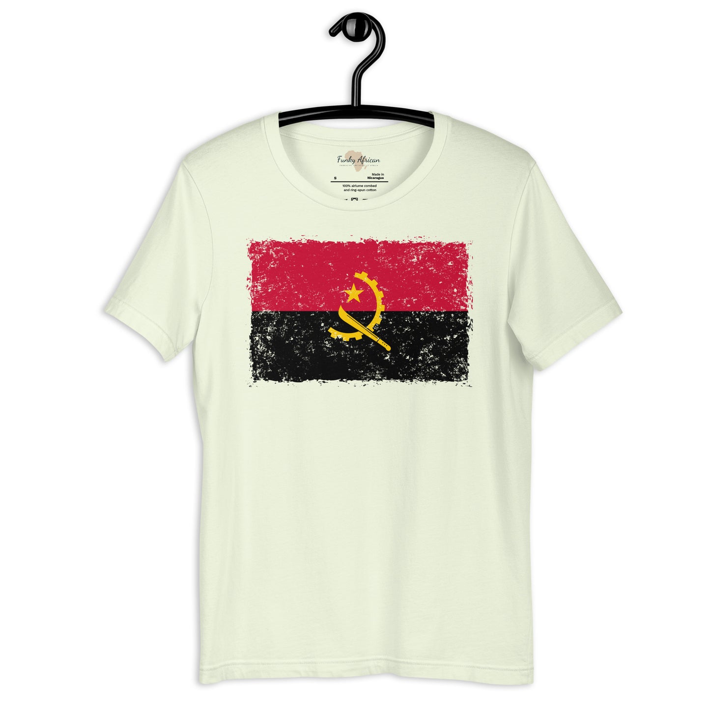 Angolan grunge unisex tee