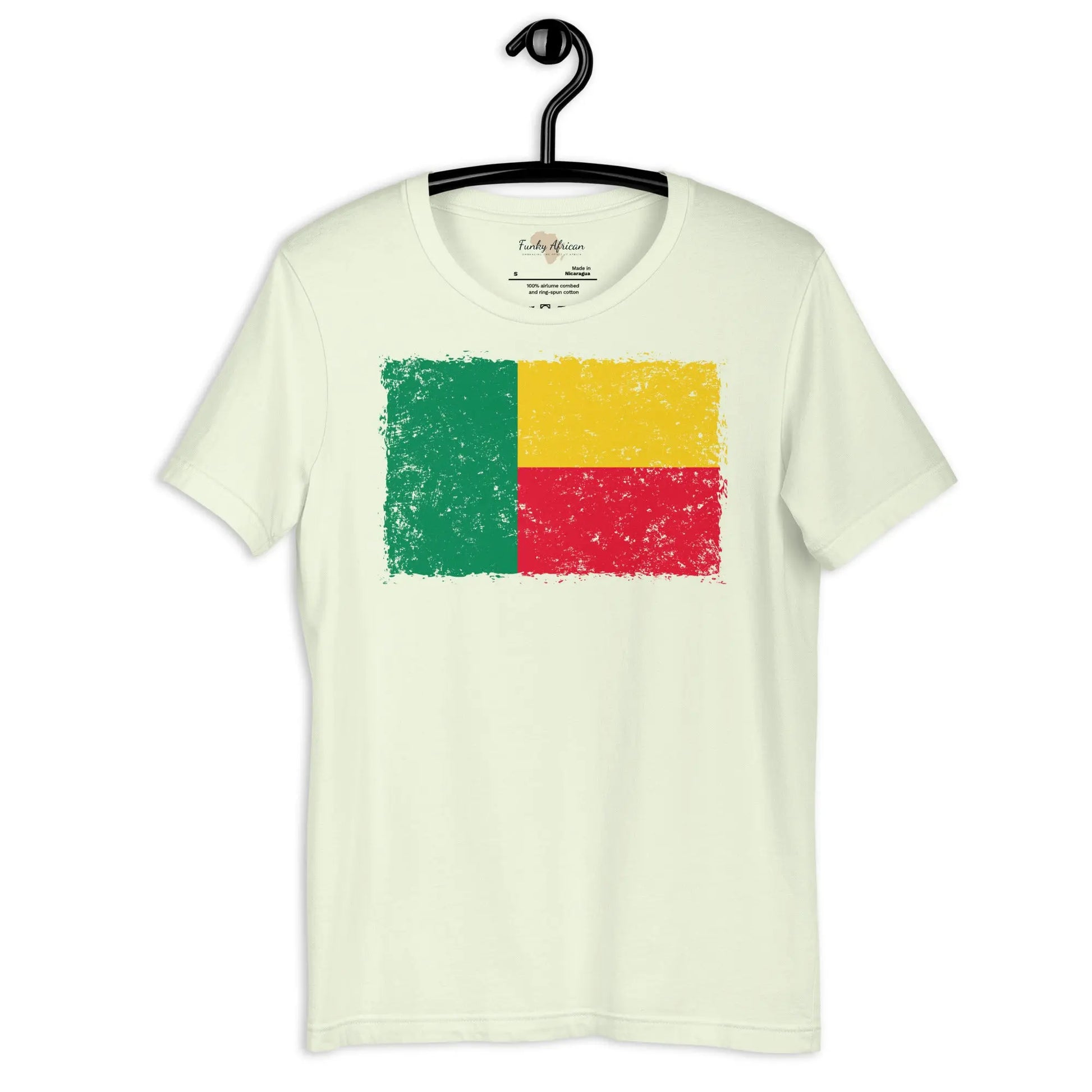Benin grunge unisex tee Funky African