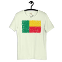 Benin grunge unisex tee Funky African