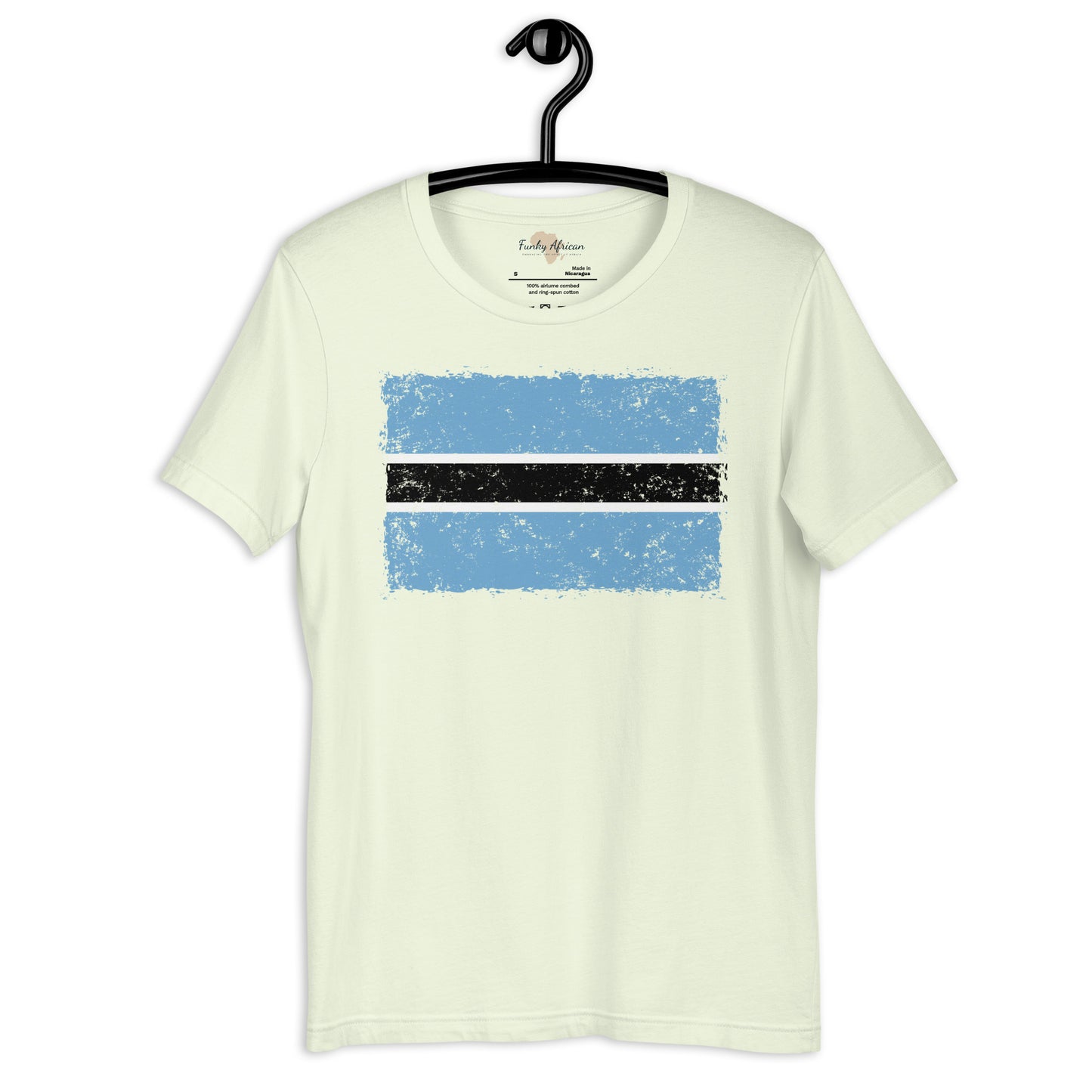 Botswana grunge unisex tee