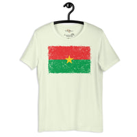 Burkina Faso grunge unisex tee Funky African