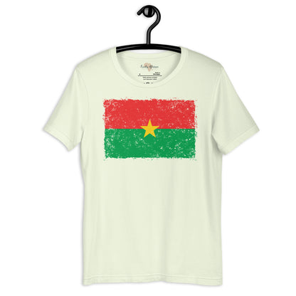 Burkina Faso grunge unisex tee