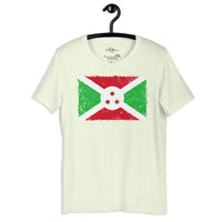 Burundi grunge unisex tee Funky African