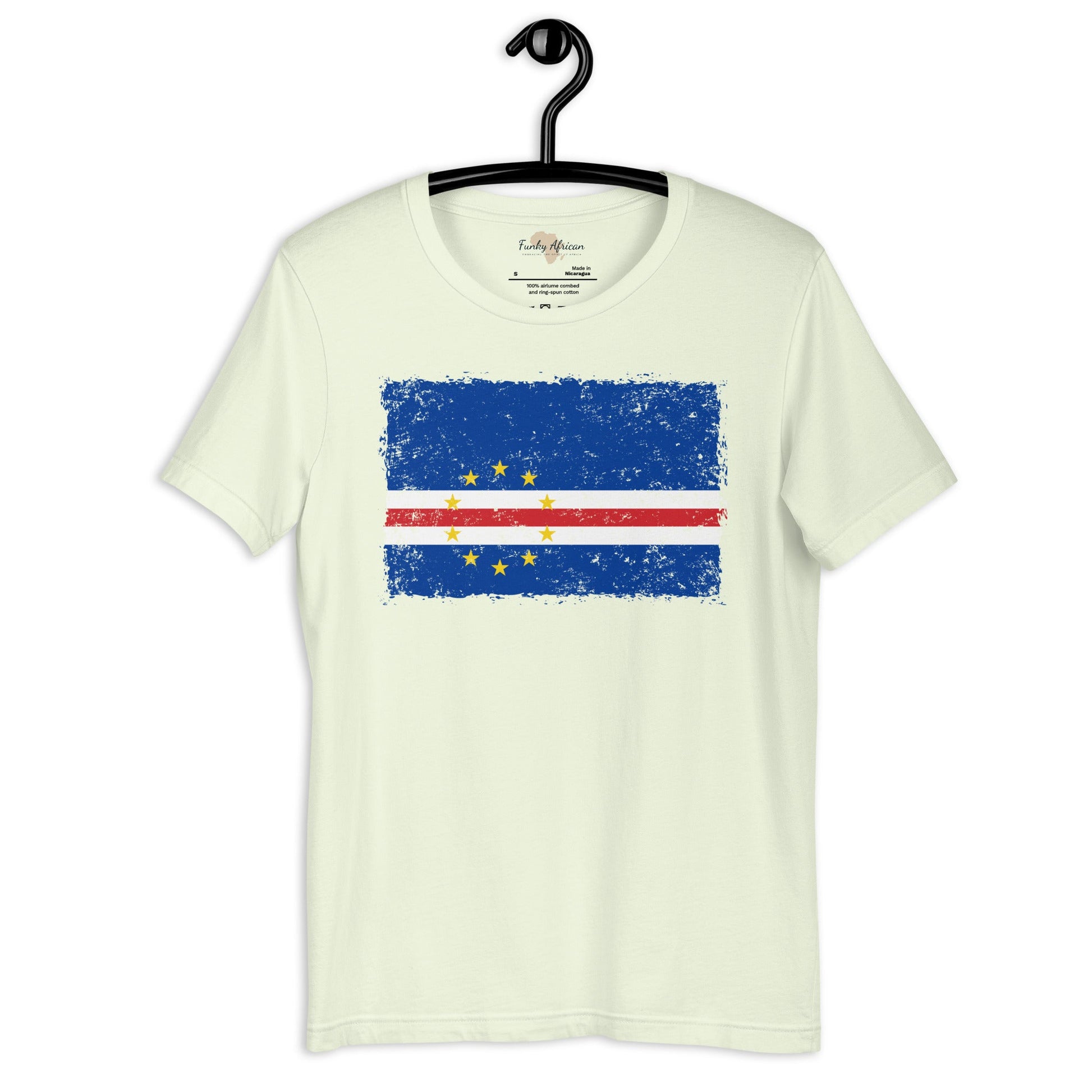 Cabo Verde grunge unisex tee Funky African
