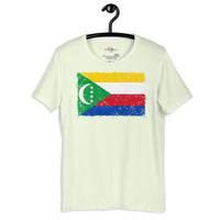 Comoros grunge unisex tee Funky African