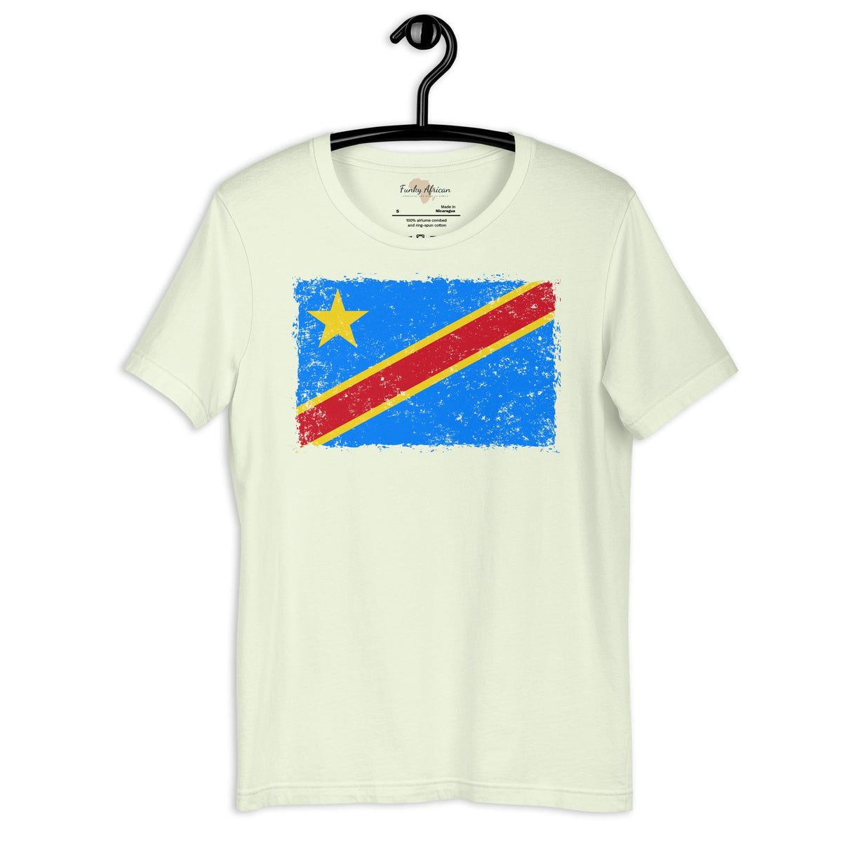 DR Congo grunge unisex tee Funky African