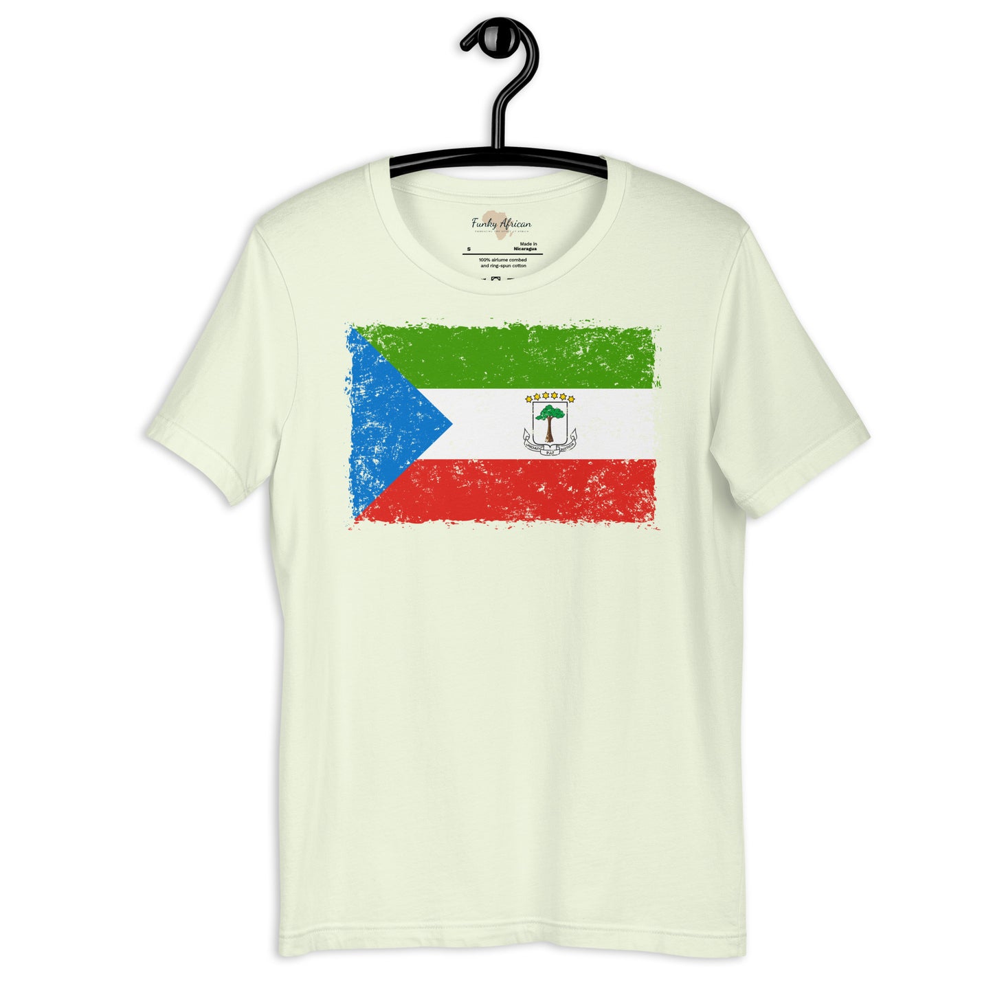 Equatorial Guinea grunge unisex tee