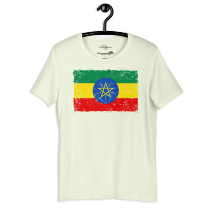 Ethiopia grunge unisex tee