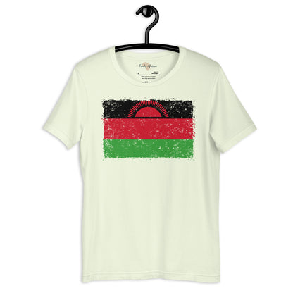 Malawi grunge unisex tee