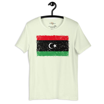 Libya grunge unisex tee