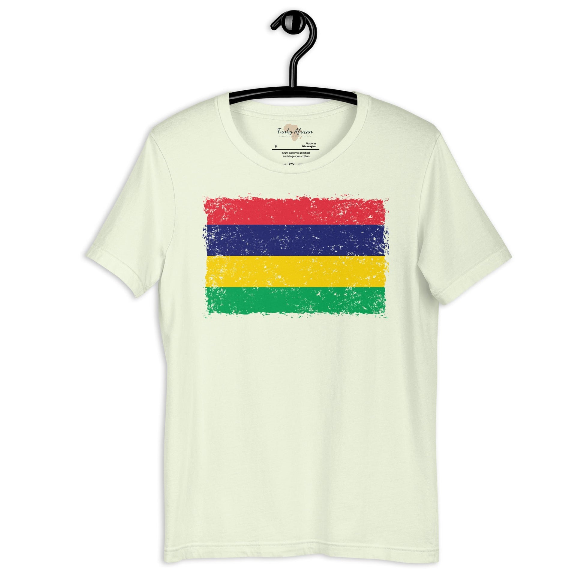 Mauritius grunge unisex tee Funky African