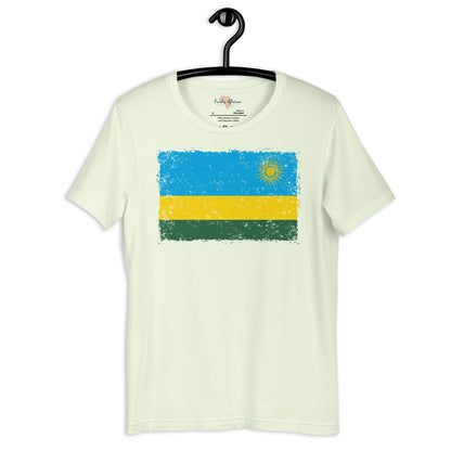 Rwanda grunge unisex tee