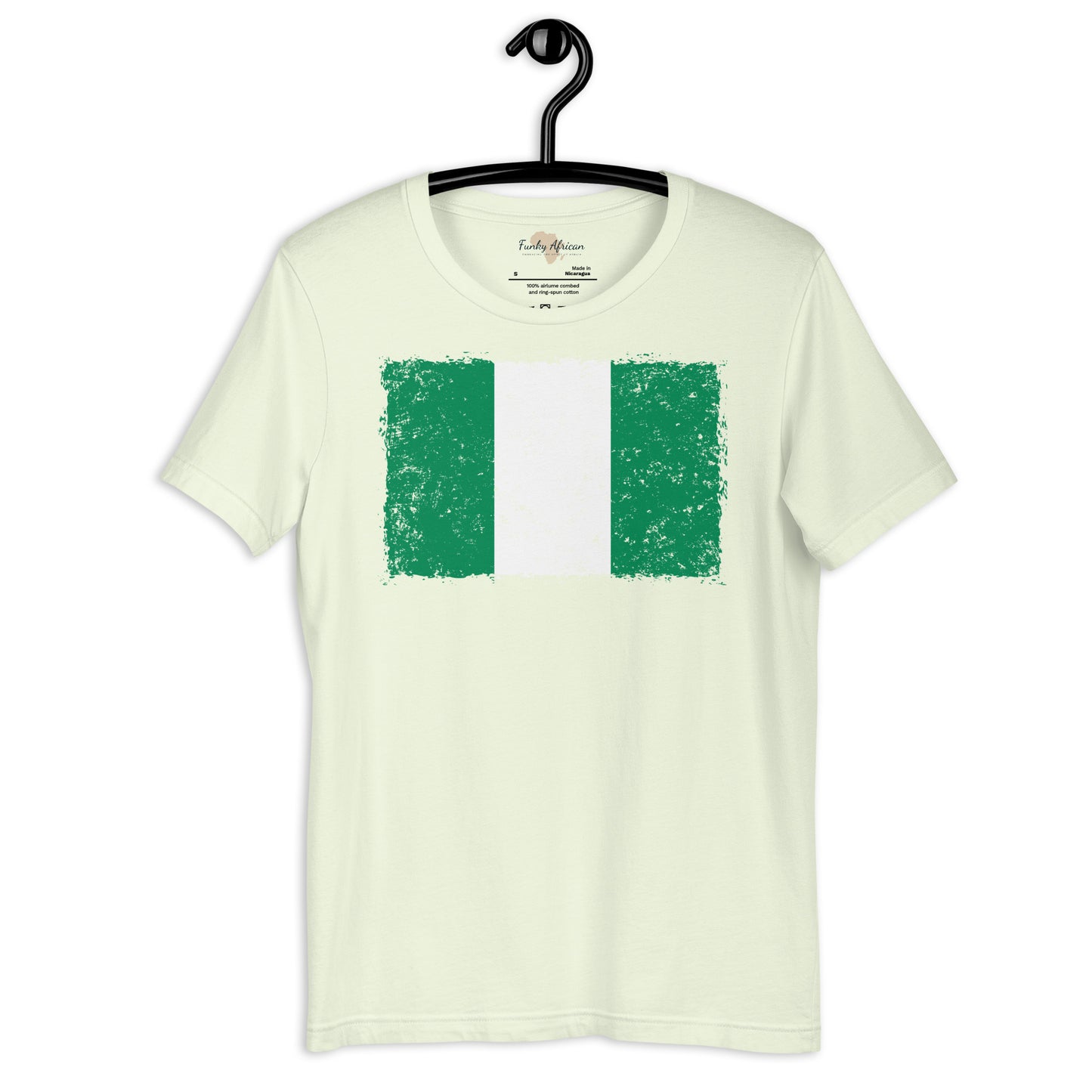 Nigeria grunge unisex tee