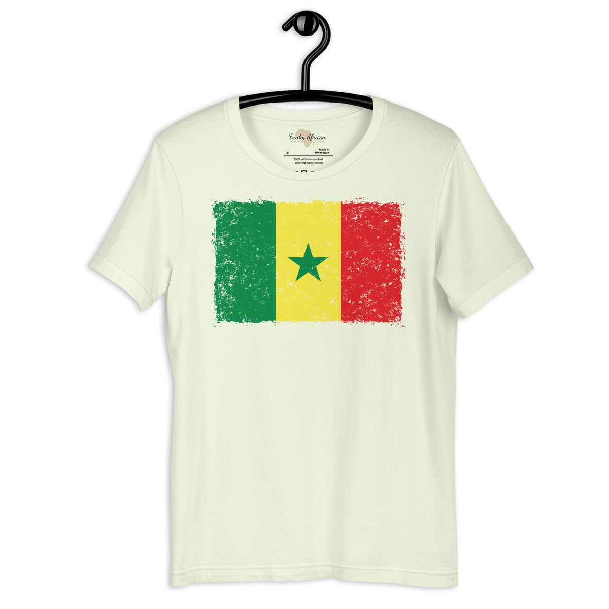 Senegal grunge unisex tee Funky African