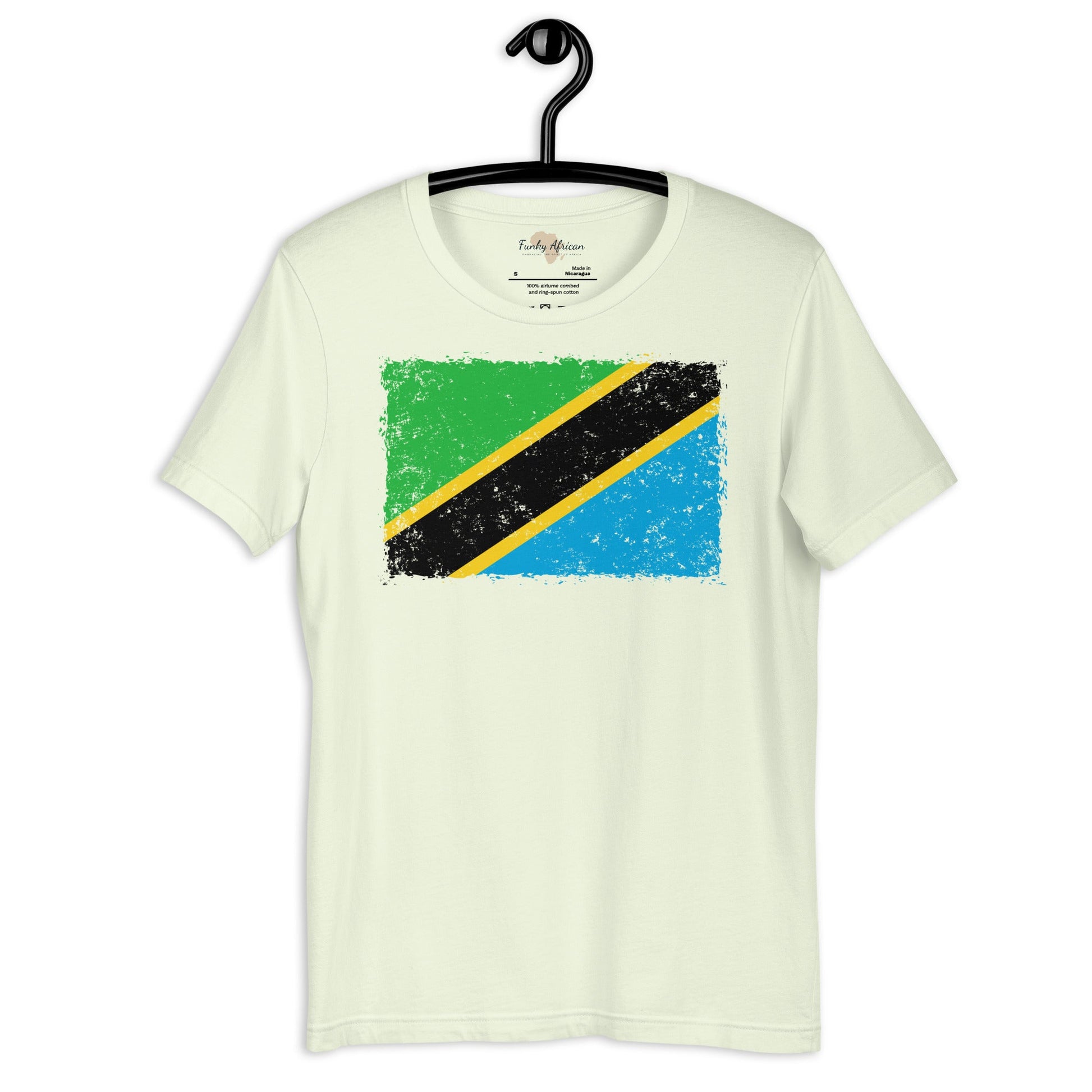 Tanzania grunge unisex tee Funky African