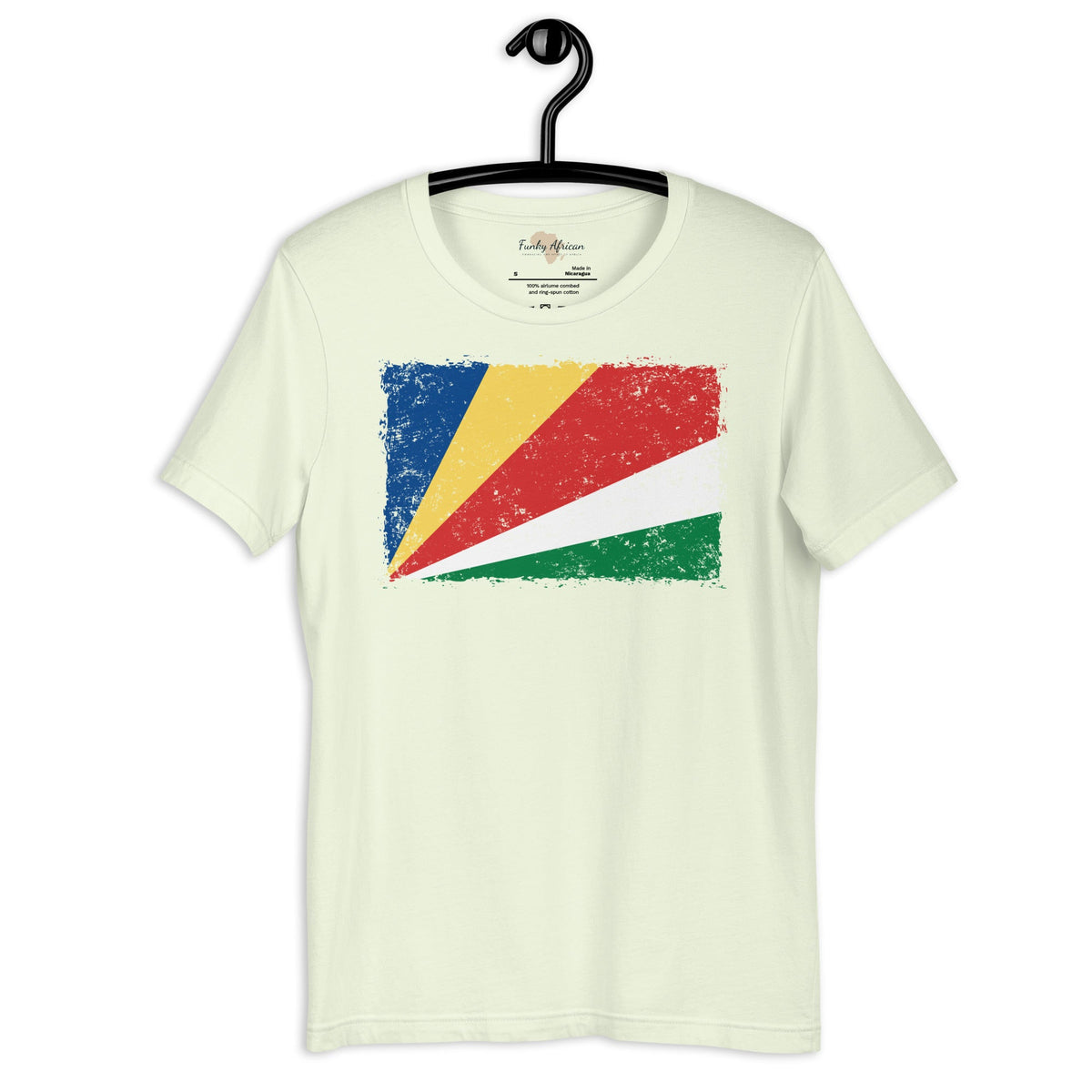 Seychelles grunge unisex tee Funky African