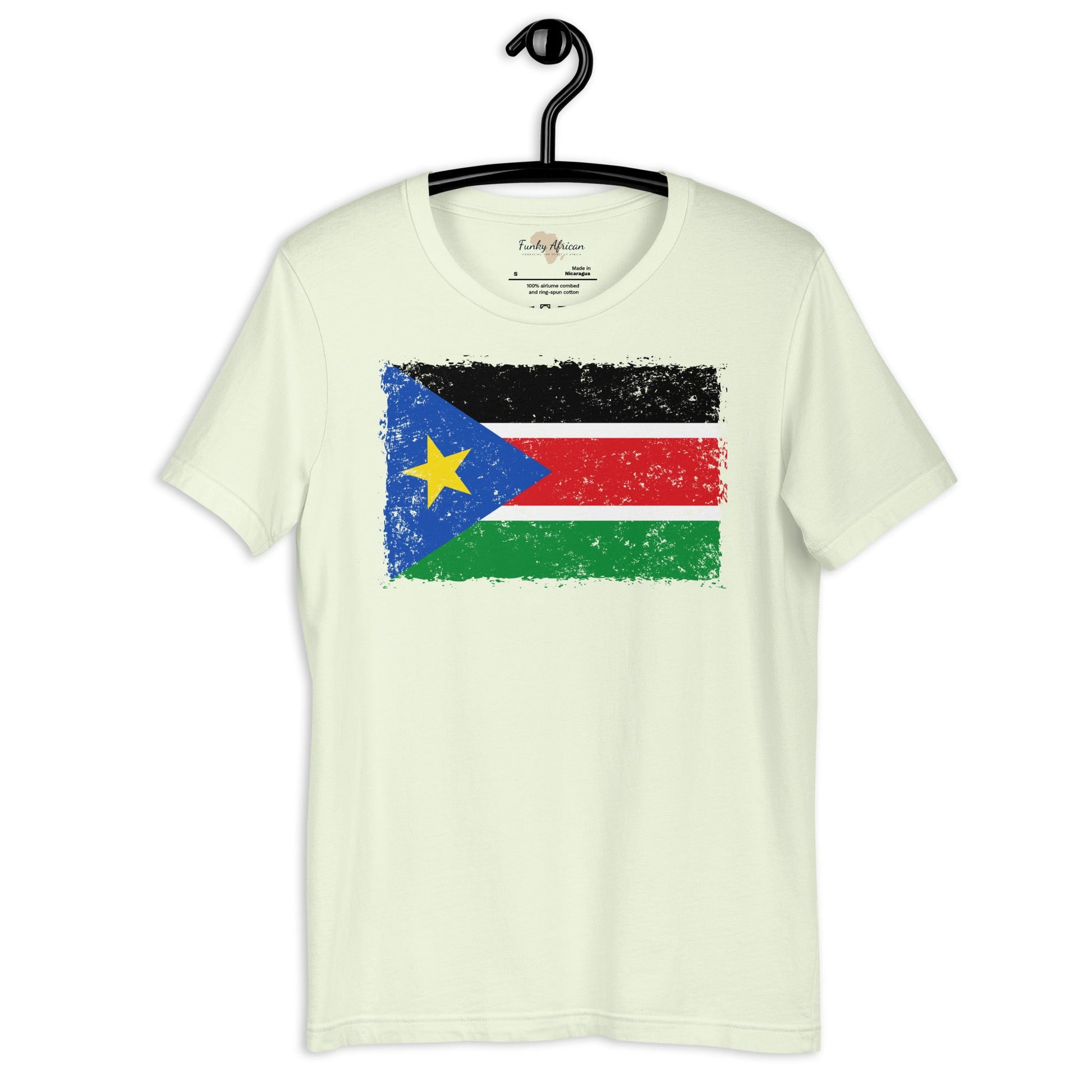 South Sudan grunge unisex tee Funky African