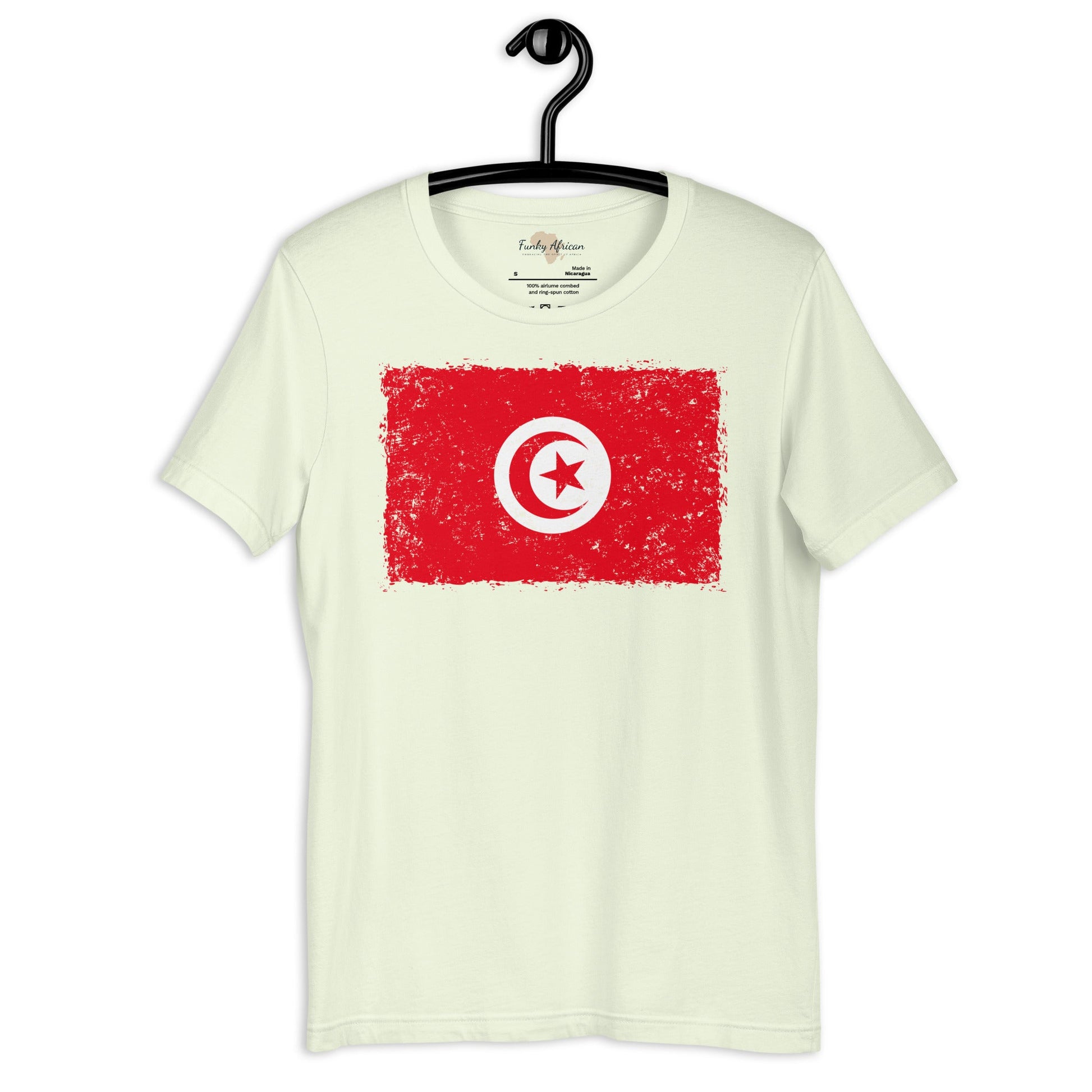 Tunisia grunge unisex tee Funky African
