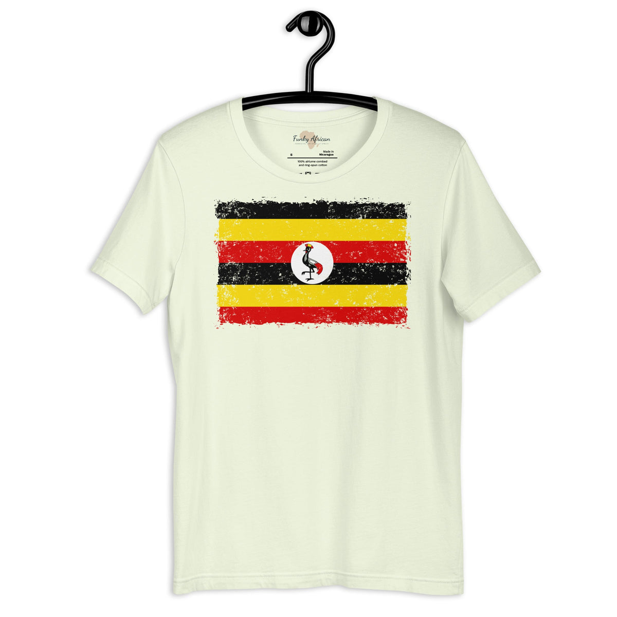 Uganda grunge unisex tee Funky African