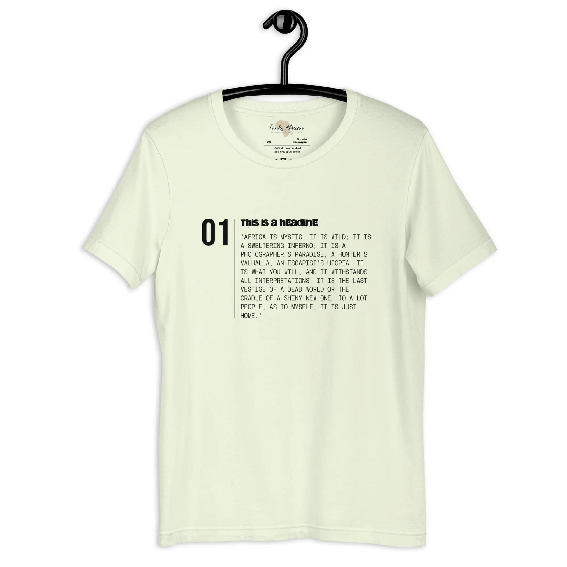 Africa is mystic classic tee Funky African