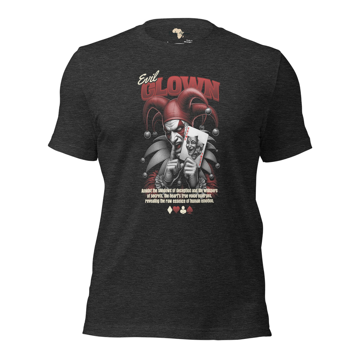 Evil clown unisex tee Funky African