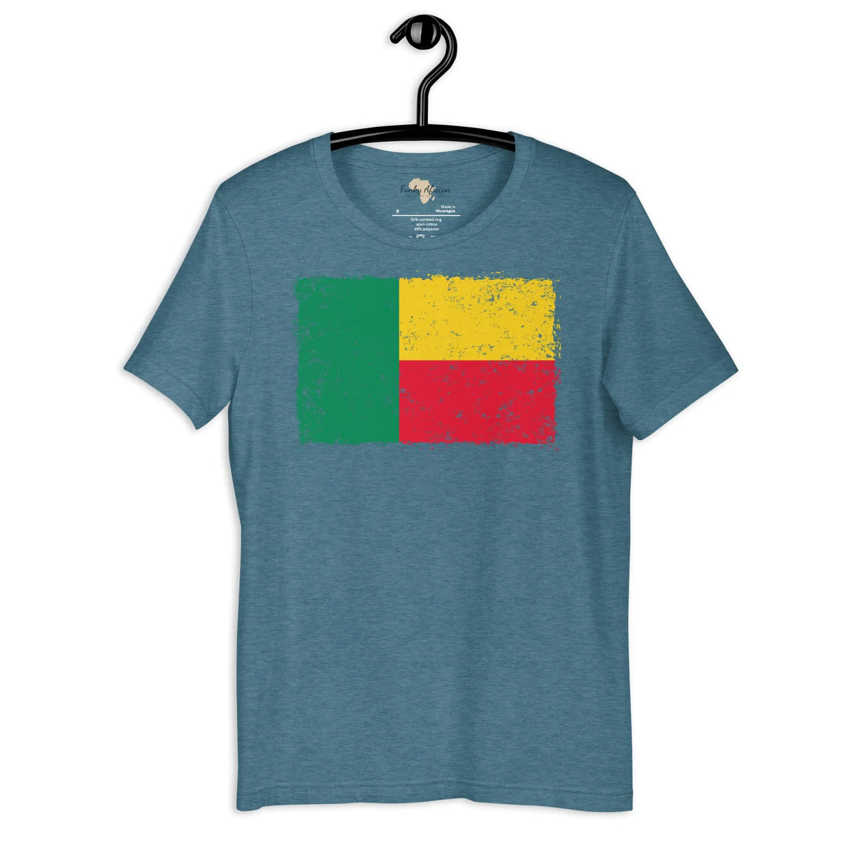 Benin grunge unisex tee Funky African