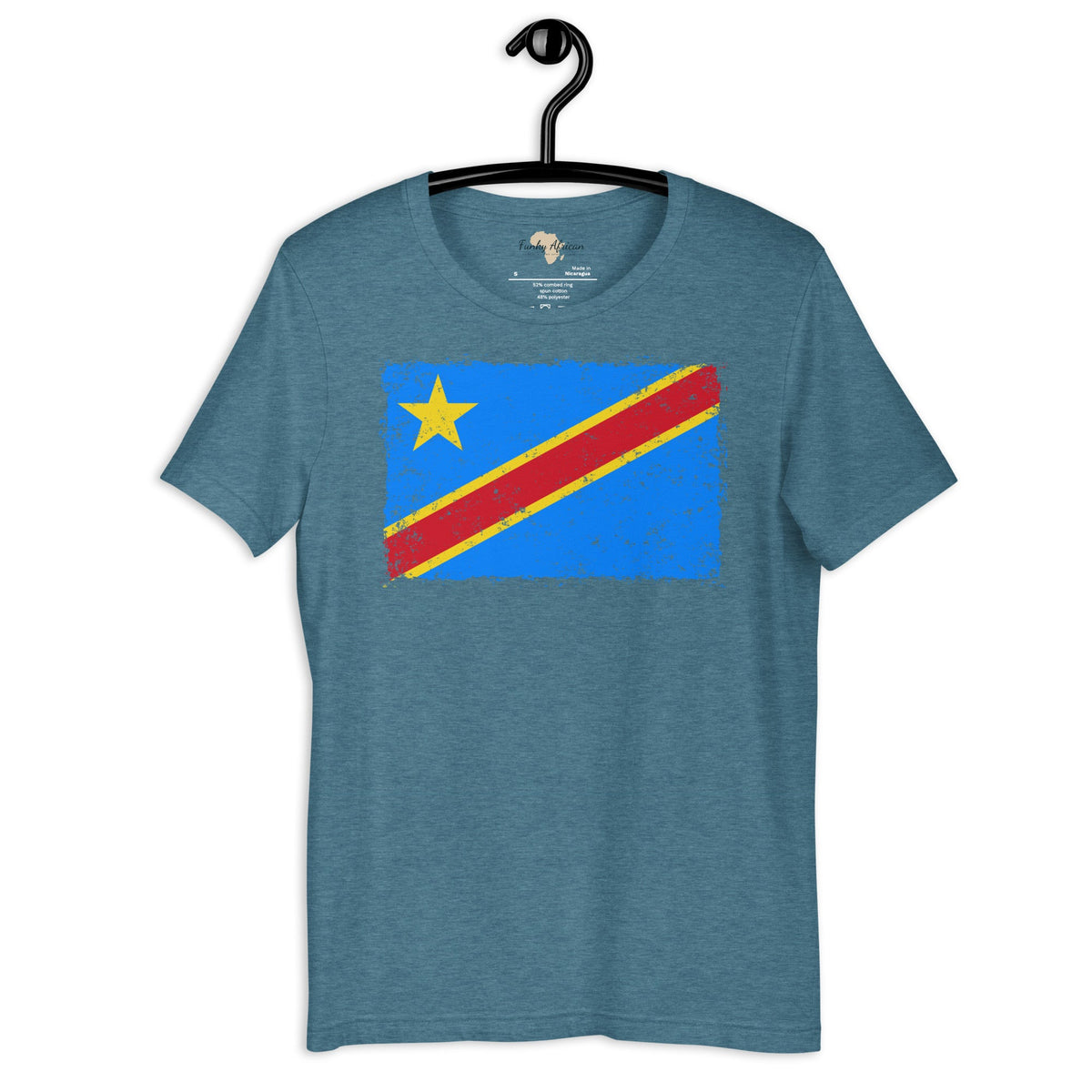 DR Congo grunge unisex tee Funky African
