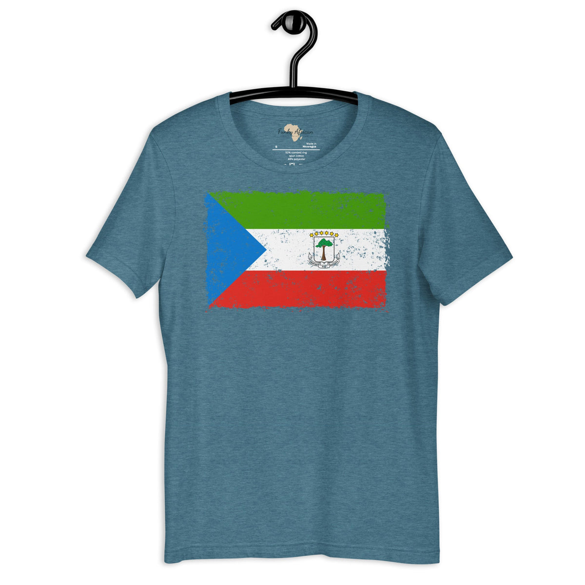 Equatorial Guinea grunge unisex tee Funky African