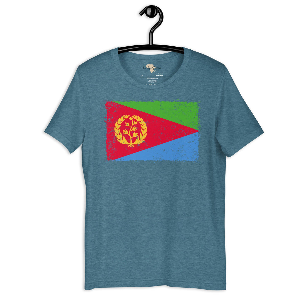 Eritrea grunge unisex tee Funky African