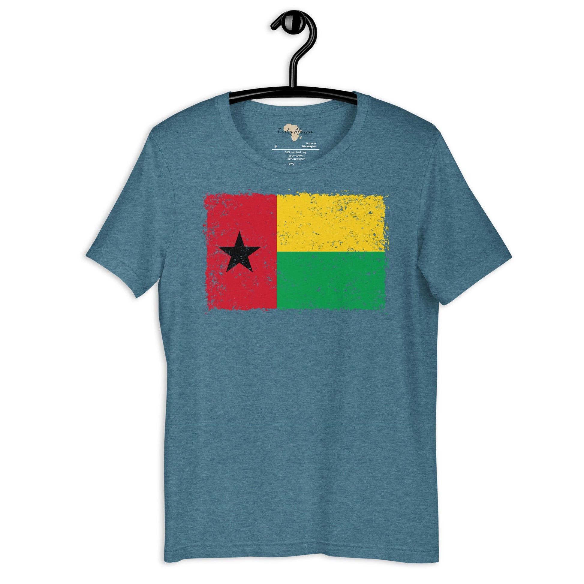 Guinea Bissau grunge unisex tee Funky African
